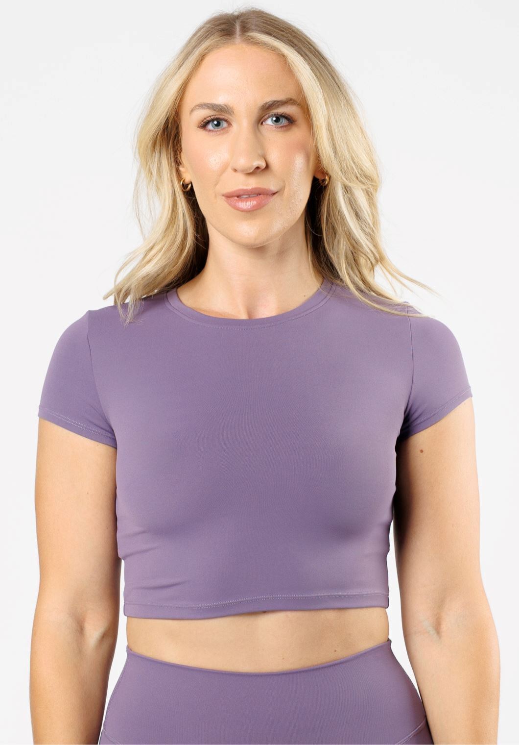 RecStretch™ Short Sleeve Crop Dusk Tops/Tanks Paragon Fitwear 