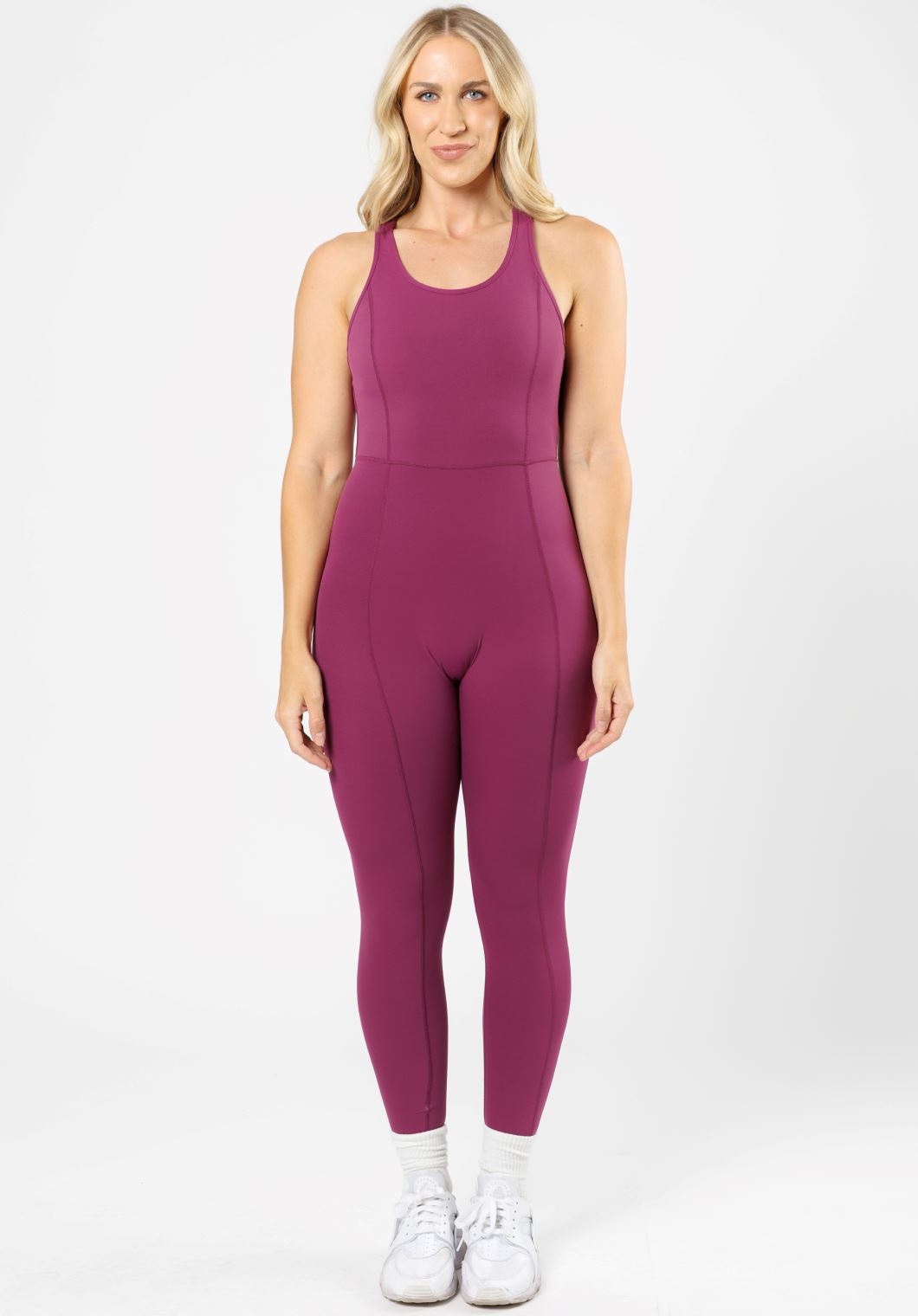 RecStretch Define Sculptseam™ Jumpsuit Bright Violet Jumpsuit Paragon Fitwear 