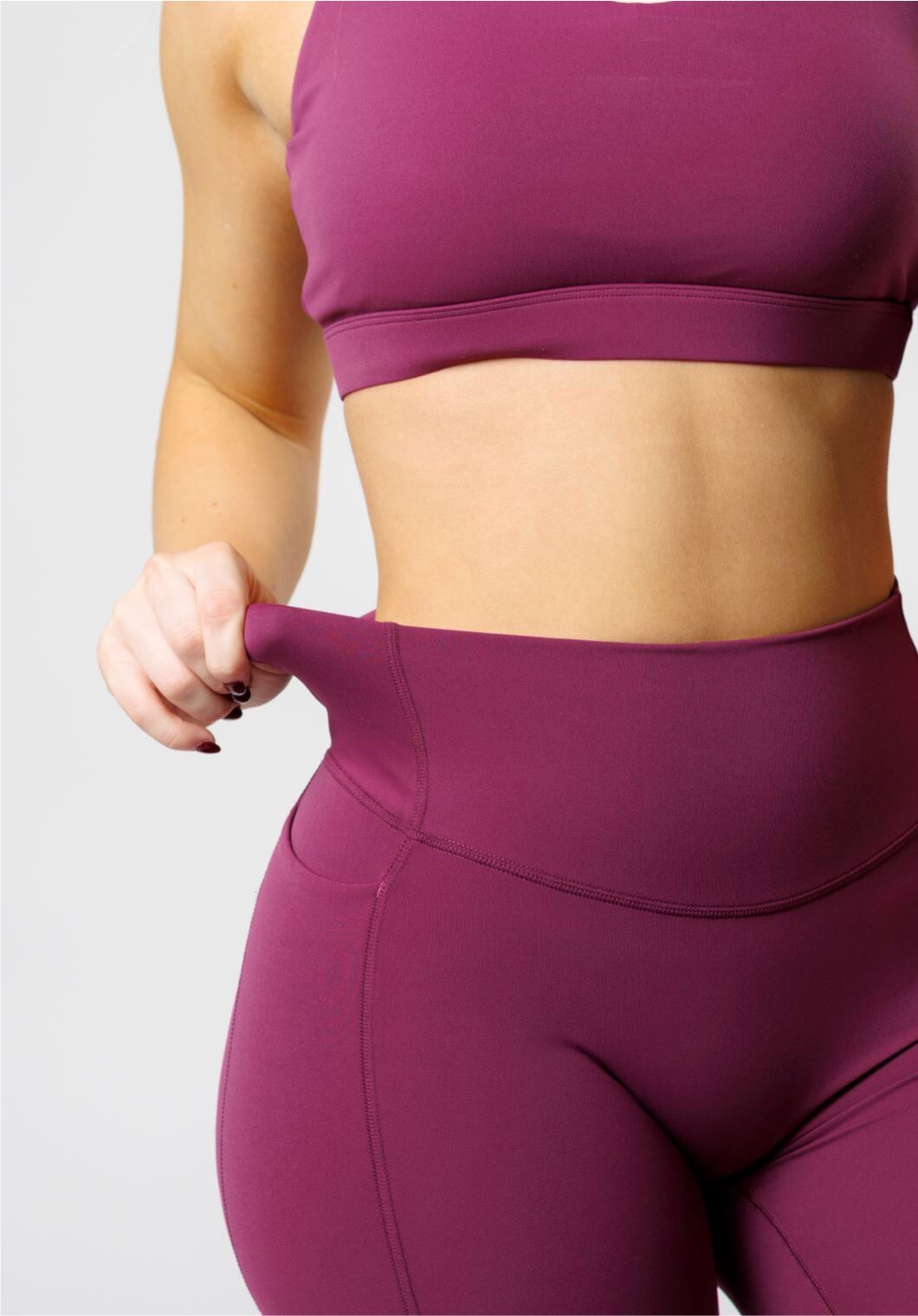 RecStretch Empower Sculptseam® Plus Pocket Legging Bright Violet Leggings/Joggers Paragon Fitwear 