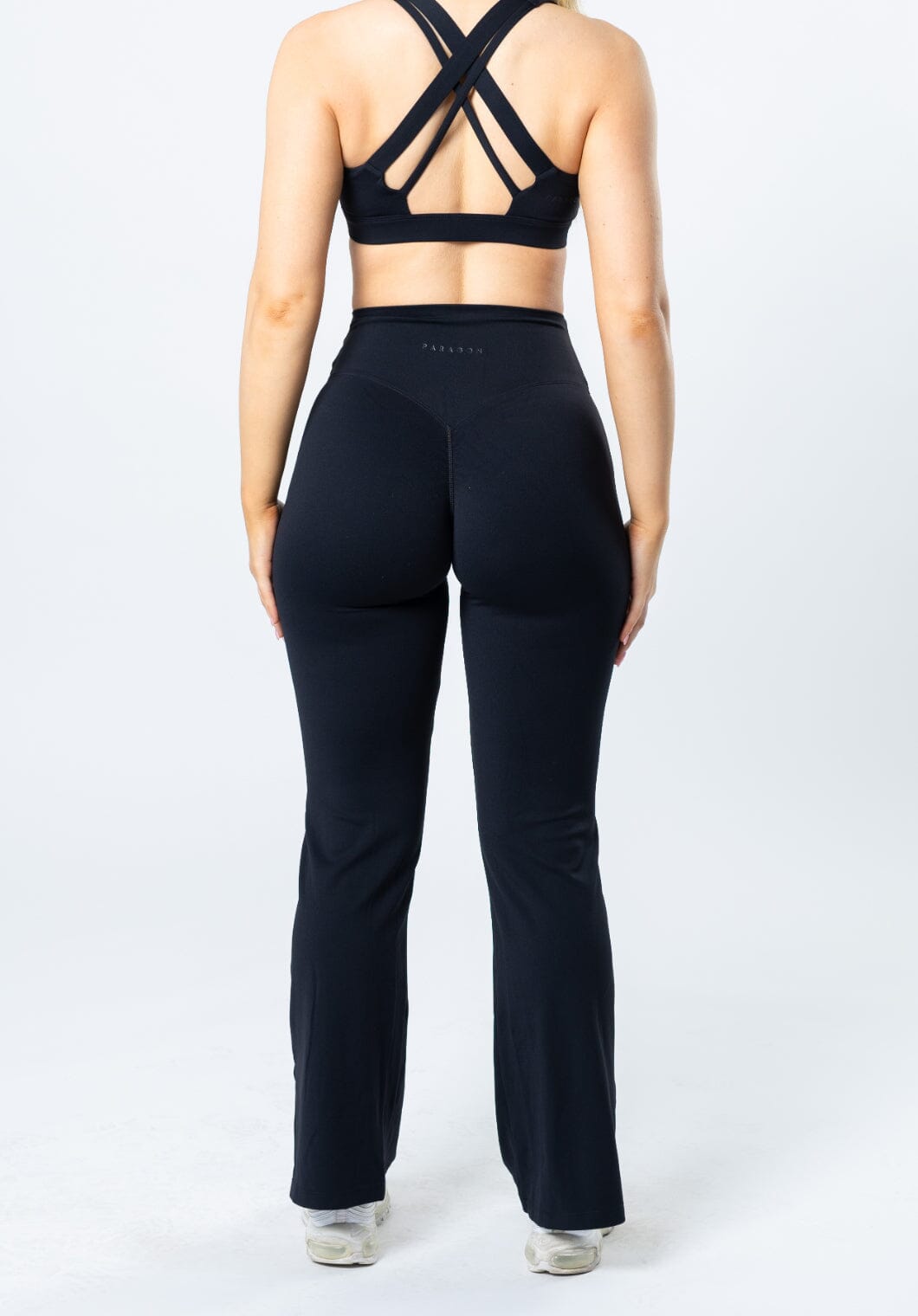 RecStretch Original Sculptseam™ Plus Flare Legging Black Leggings/Joggers Paragon Fitwear 