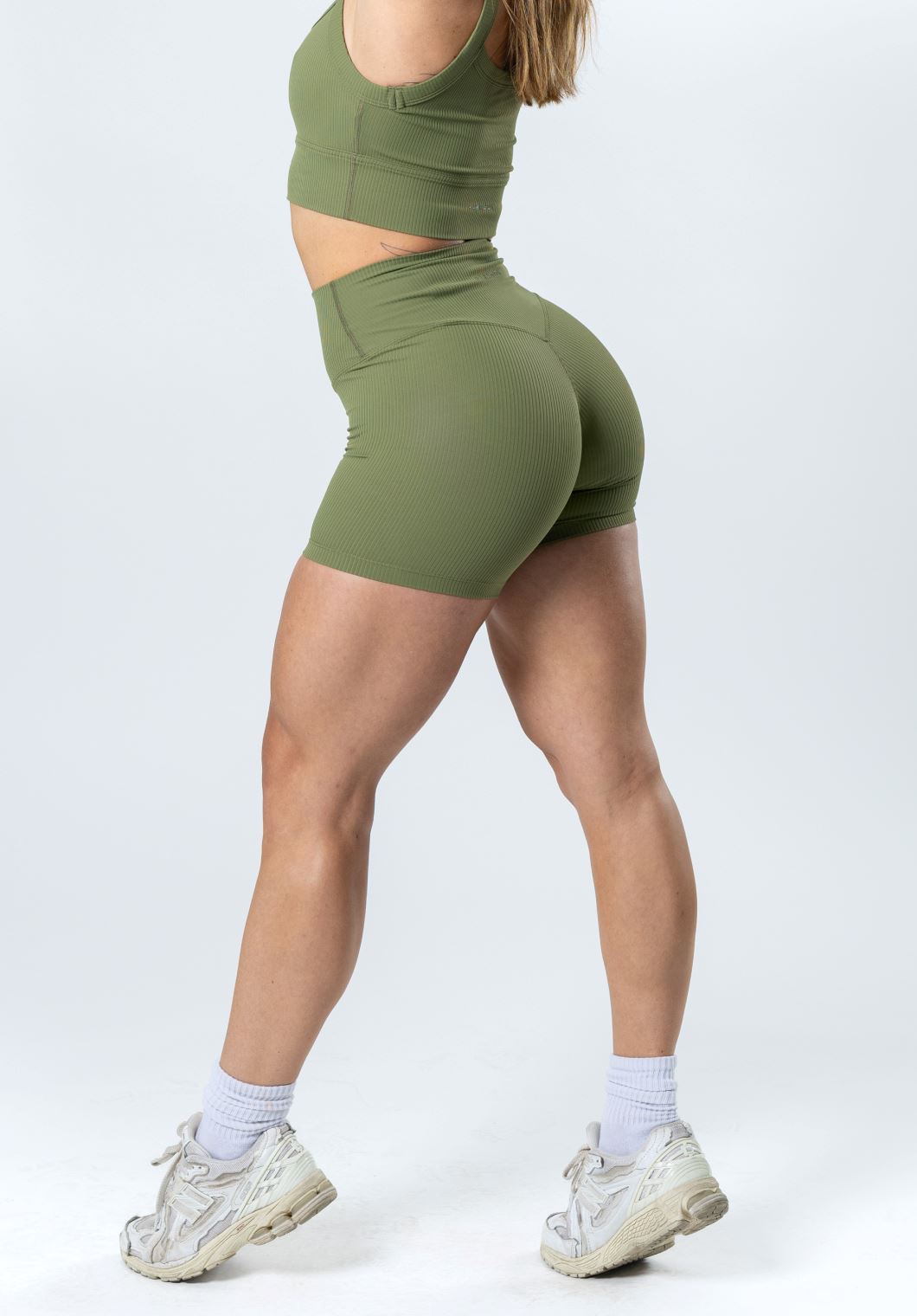 CloudRib Original Sculptseam™ Short Olive Shorts Paragon Fitwear 