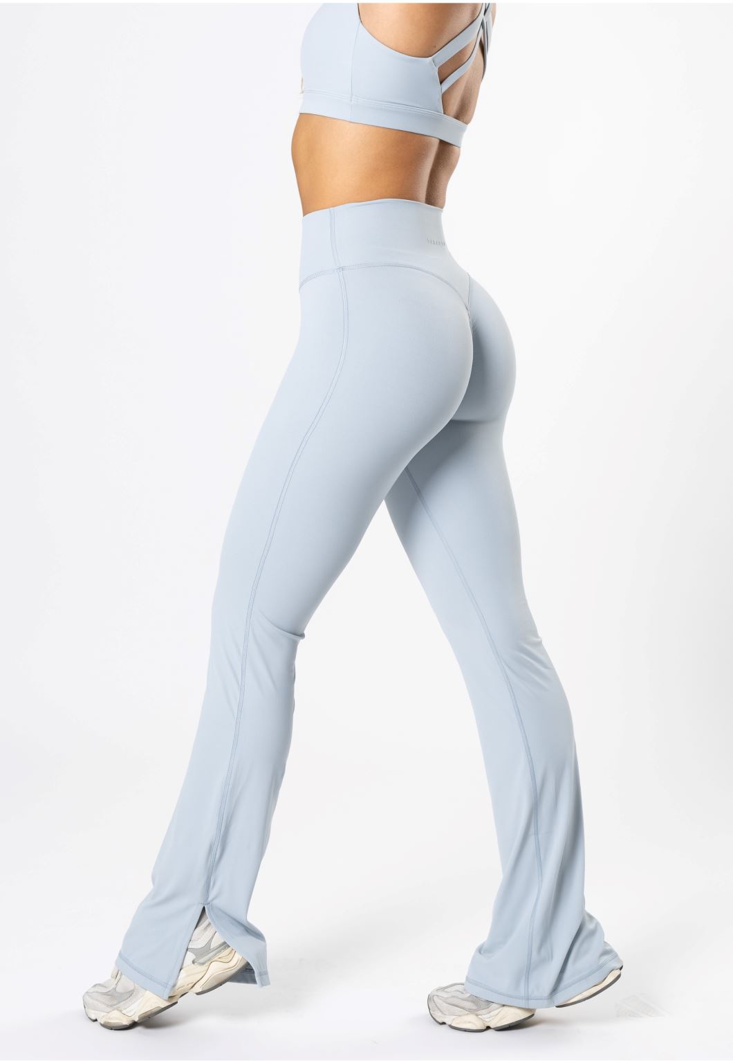 RecStretch Original Sculptseam™ Plus Flare Legging 34" Pearl Blue Leggings/Joggers Paragon Fitwear 