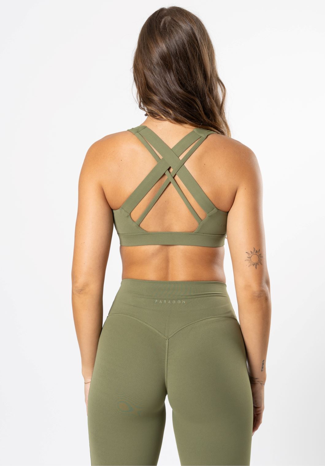 RecStretch Perform Bra Olive Sports Bras Paragon Fitwear 