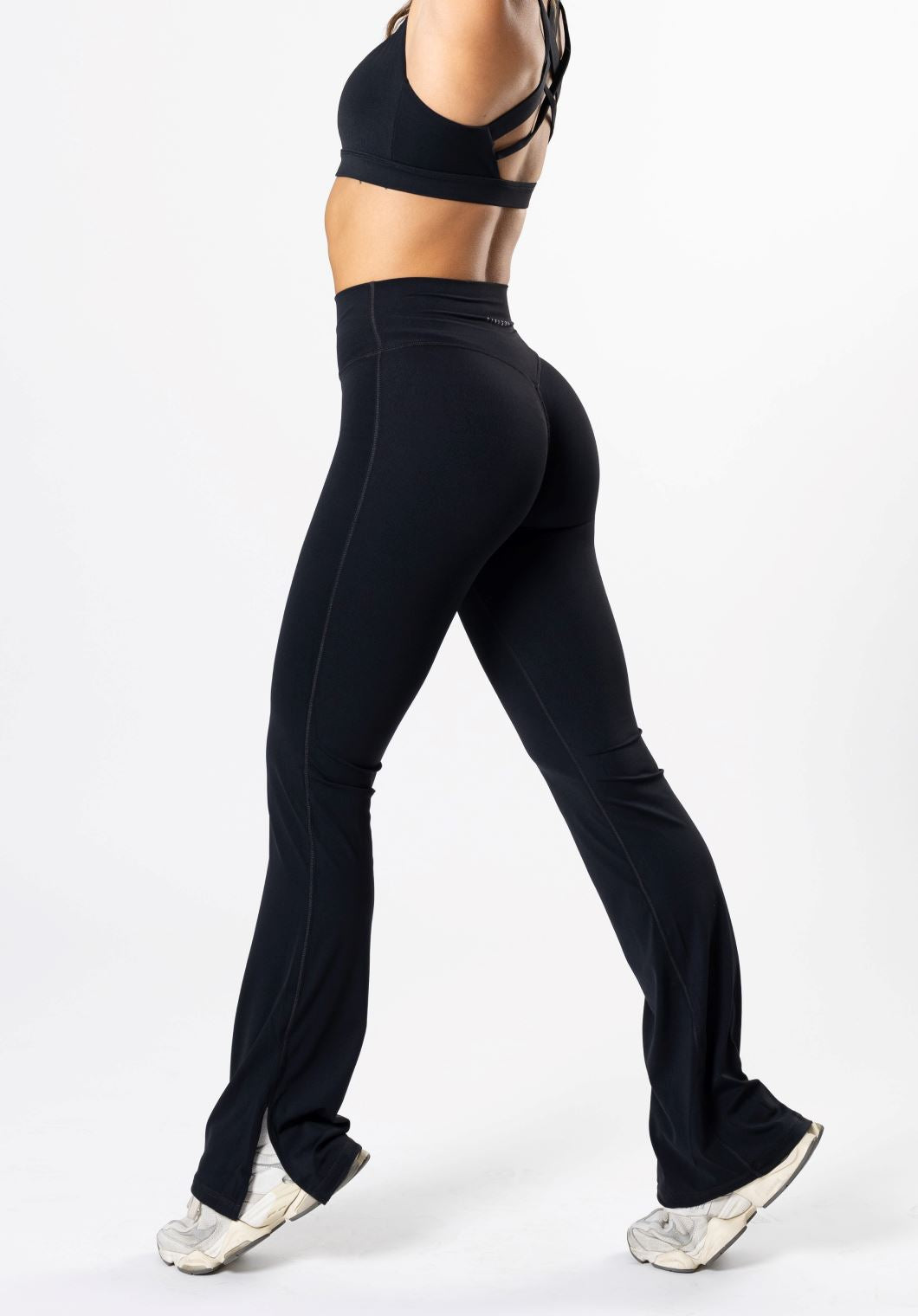 RecStretch Original Sculptseam™ Plus Flare Legging 34" Black Leggings/Joggers Paragon Fitwear 