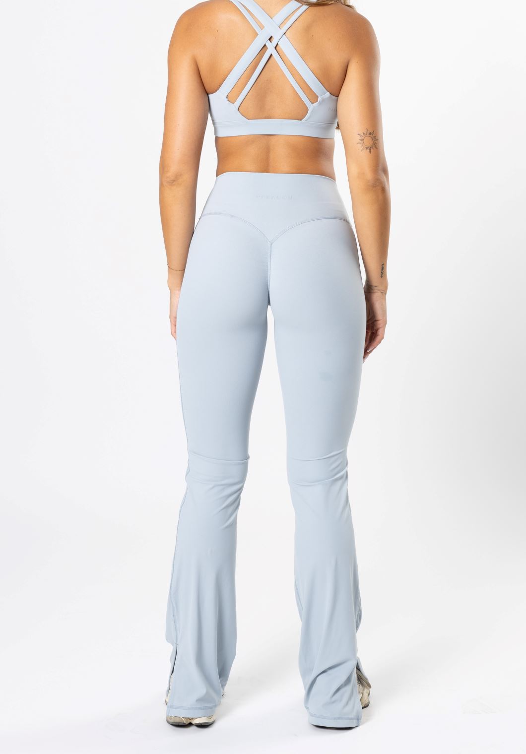 RecStretch Original Sculptseam™ Plus Flare Legging 34" Pearl Blue Leggings/Joggers Paragon Fitwear 