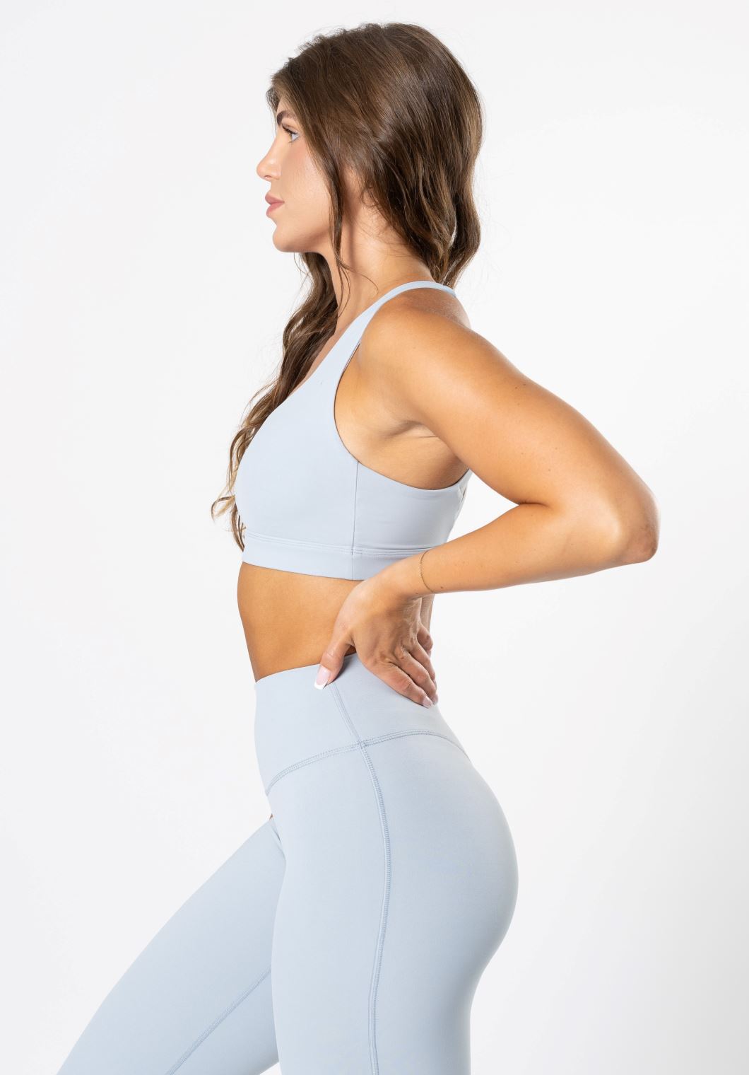 RecStretch Perform Bra Pearl Blue Sports Bras Paragon Fitwear 