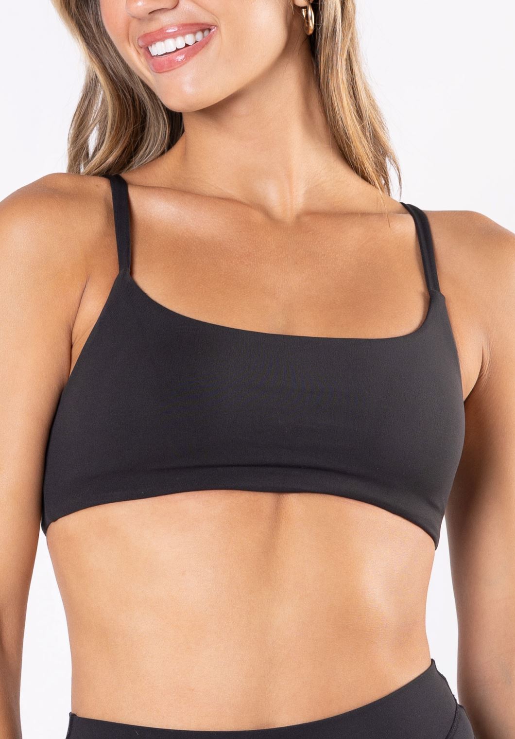 Reluna Essential Bralette Black Sports Bras Paragon Fitwear 