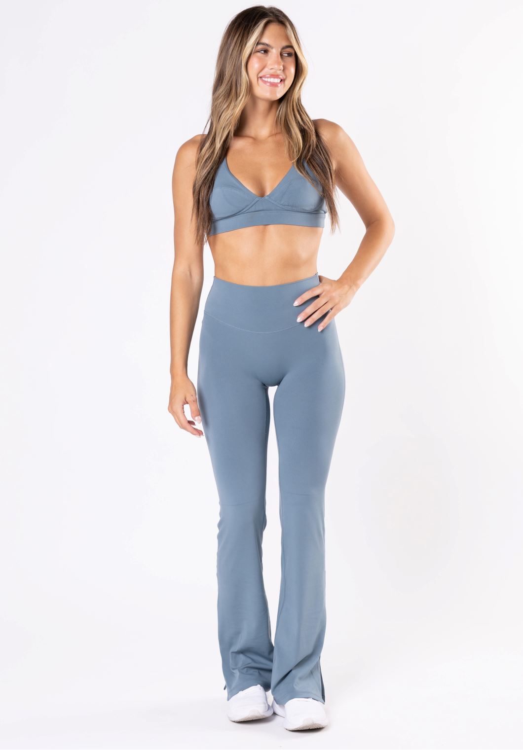 Reluna Original Sculptseam™ Flare 34" Moss Leggings/Joggers Paragon Fitwear 