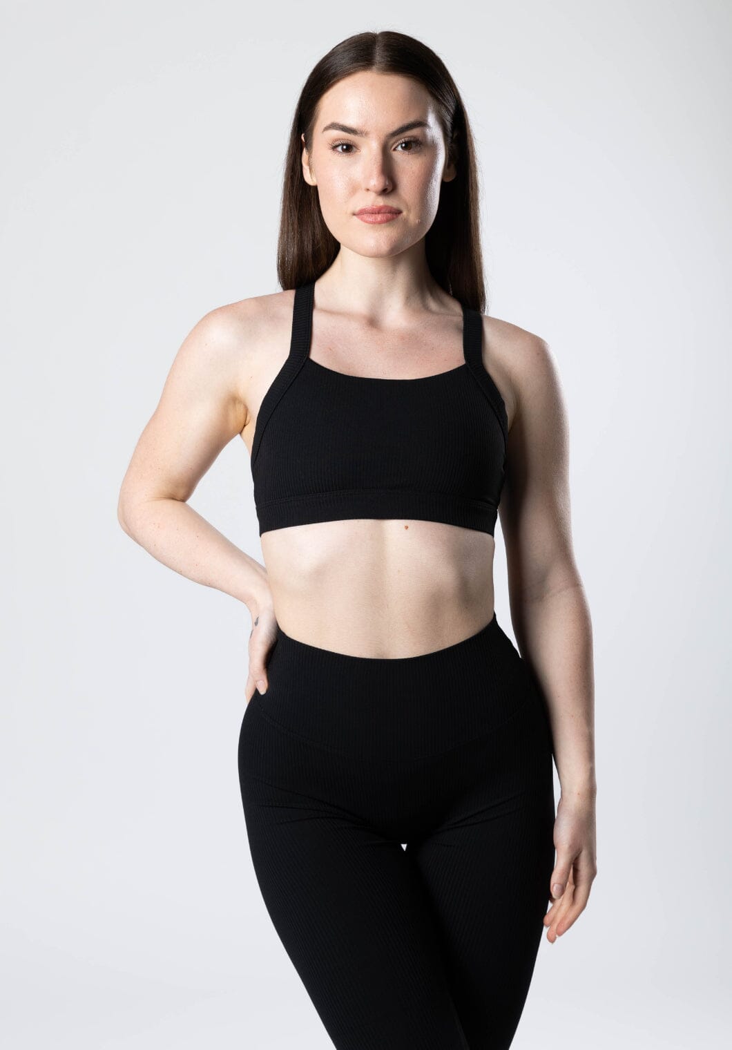 CloudRib™ Defy Bra Black Sports Bras Paragon Fitwear 