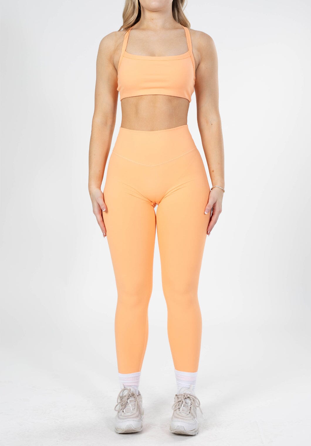 UltraLux Curve Contour Sculptseam Legging Orangesicle Leggings/Joggers Paragon Fitwear 