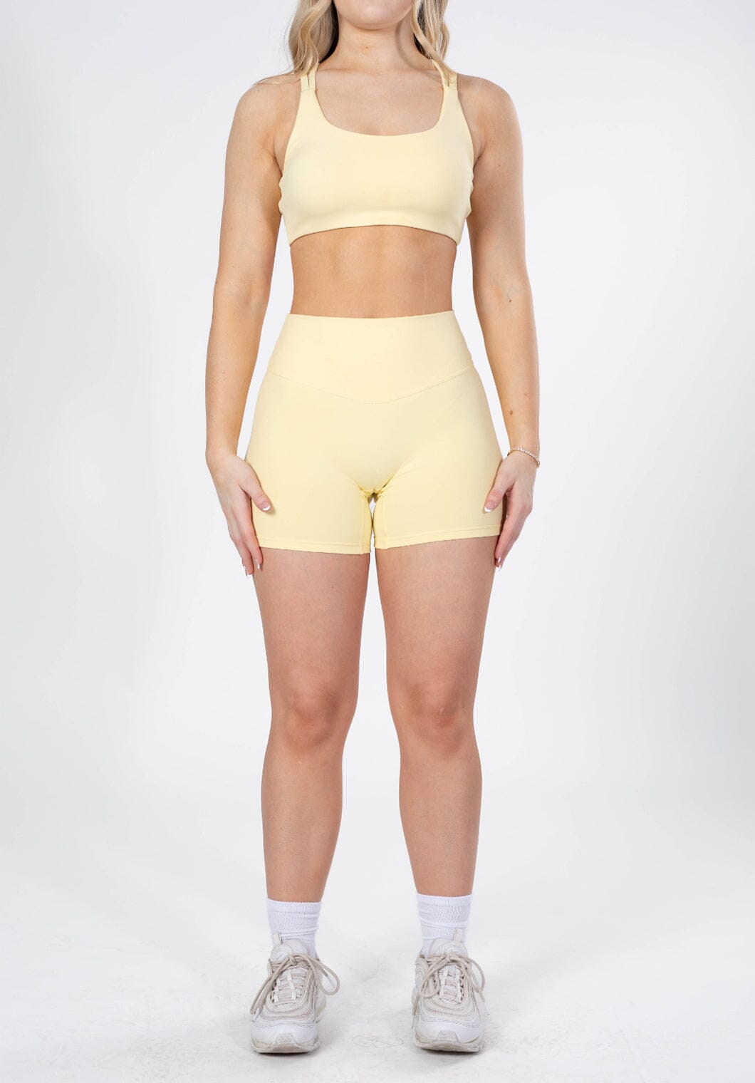 UltraLux Curve Contour Sculptseam Short Lemon Drop Shorts Paragon Fitwear 