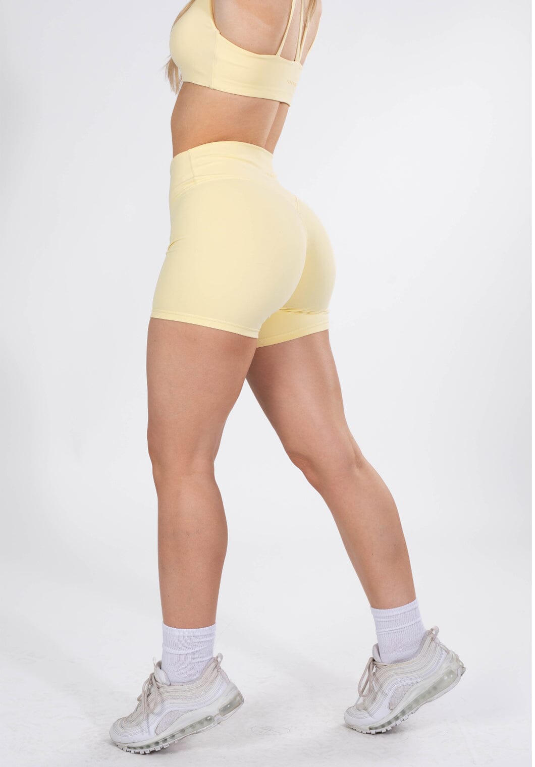 UltraLux Curve Contour Sculptseam Short Lemon Drop Shorts Paragon Fitwear 