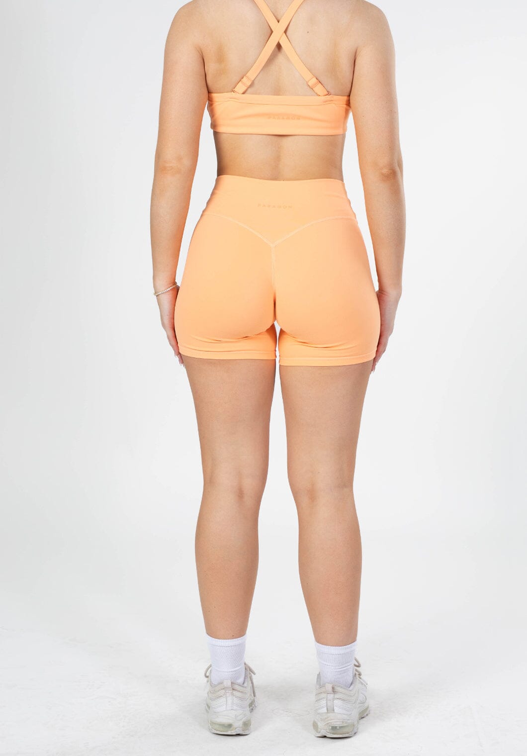 UltraLux Curve Contour Sculptseam Short Orangesicle Shorts Paragon Fitwear 