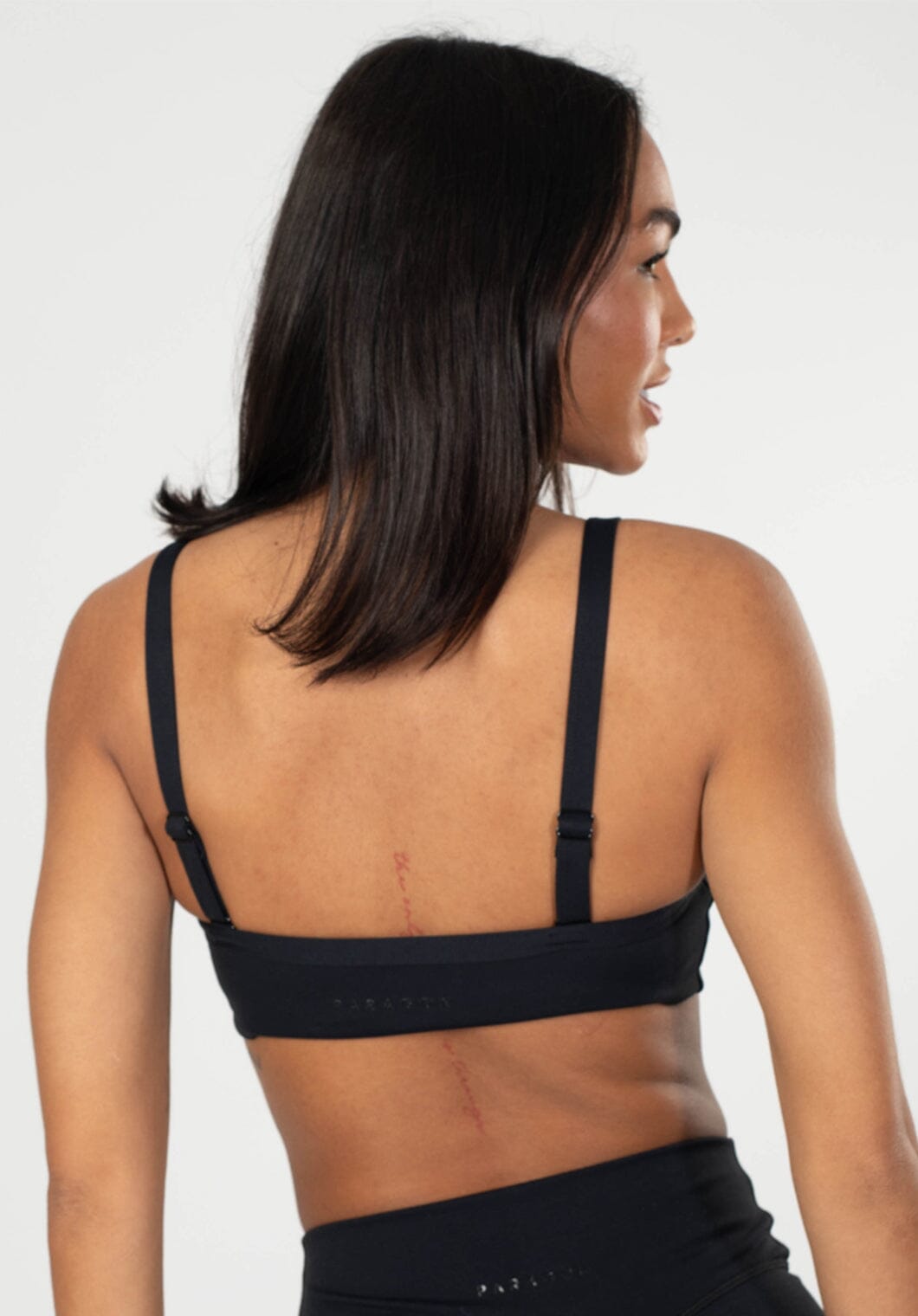 UltraLux Dual Fit Bra Black Sports Bras Paragon Fitwear 