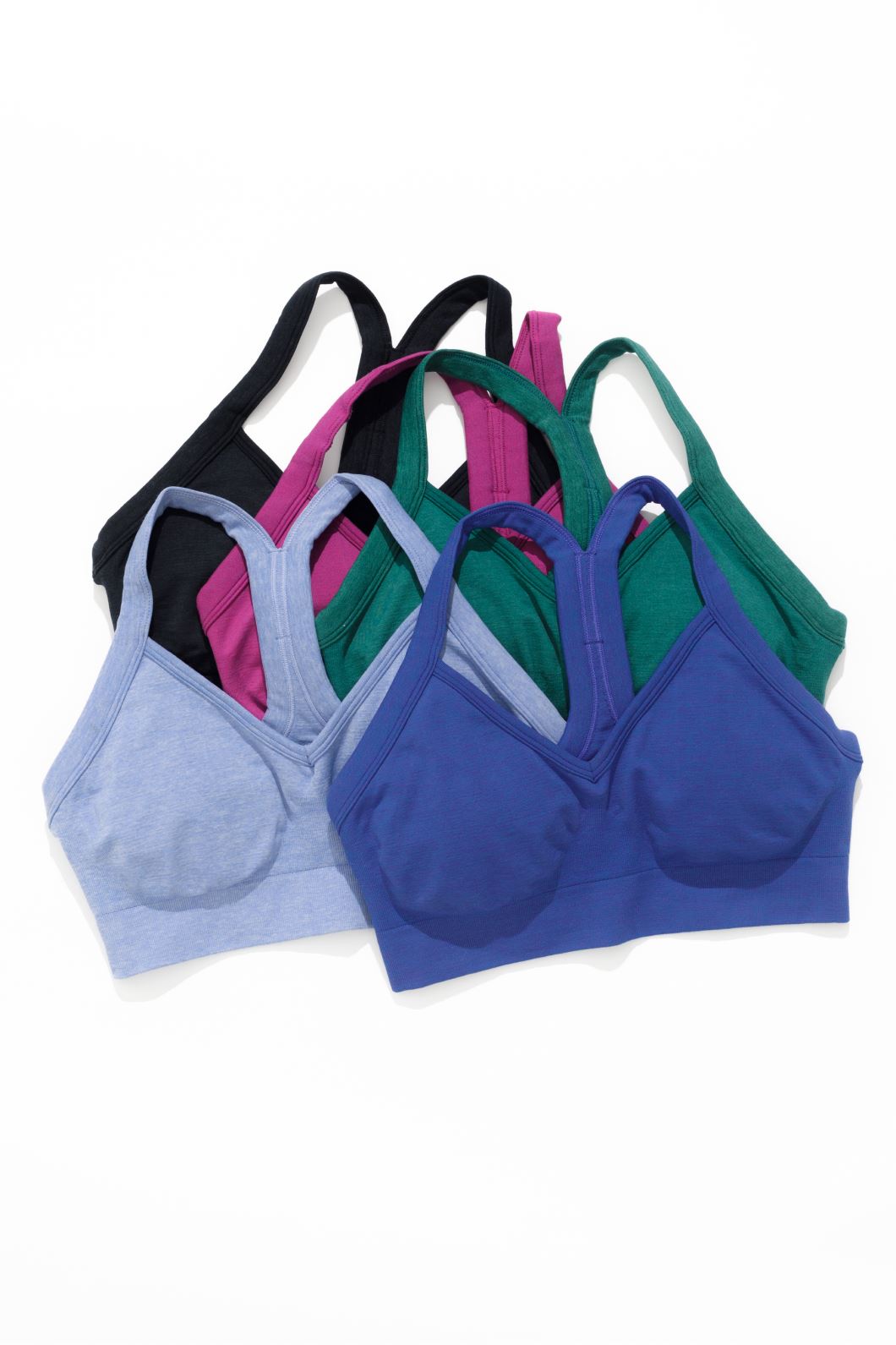 CurveFlex Rib Contour Seamless Bra Pixel Sports Bras Paragon Fitwear 