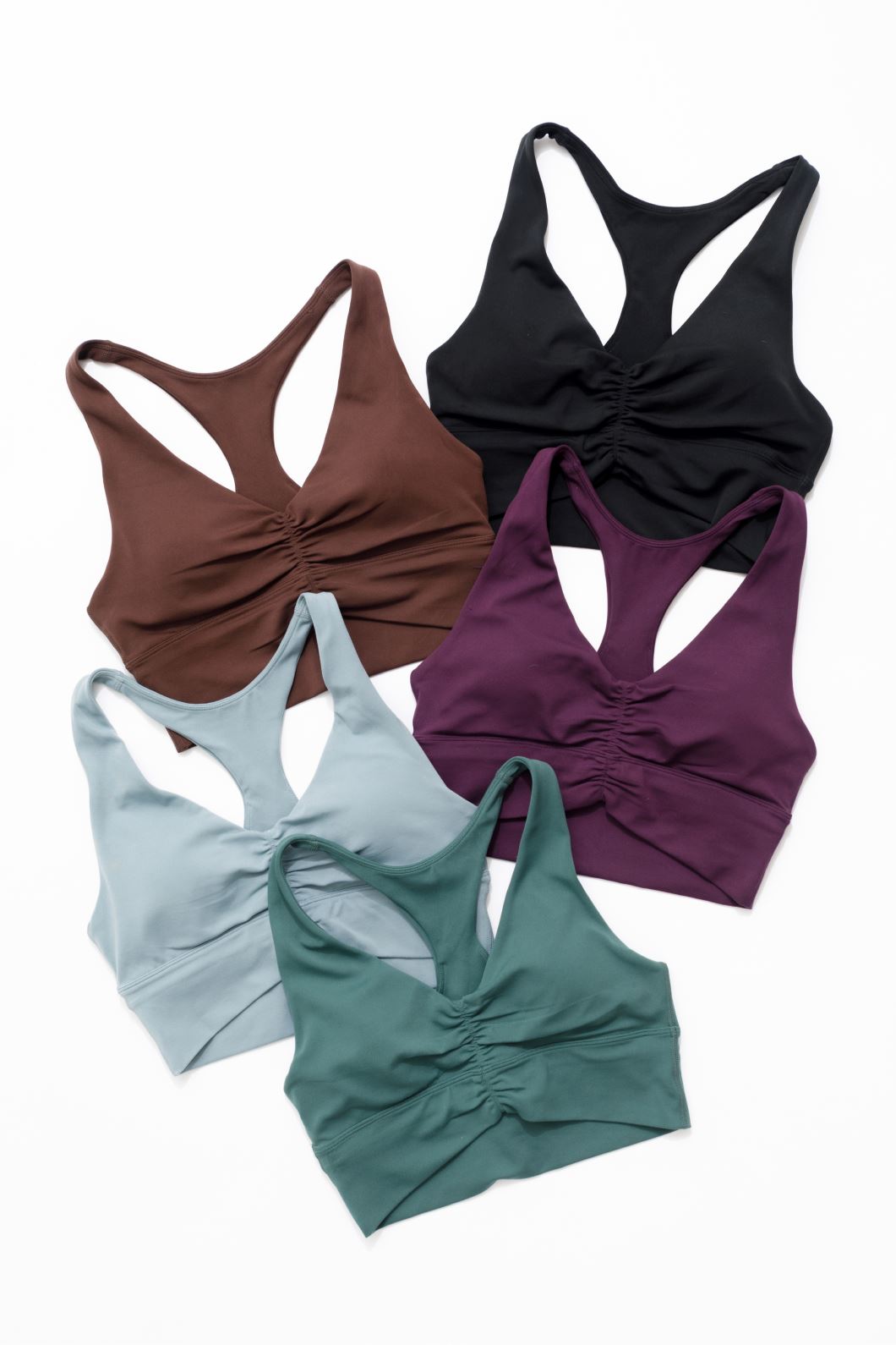 Reluna Ruched Bra Wildberry Sports Bras Paragon Fitwear 