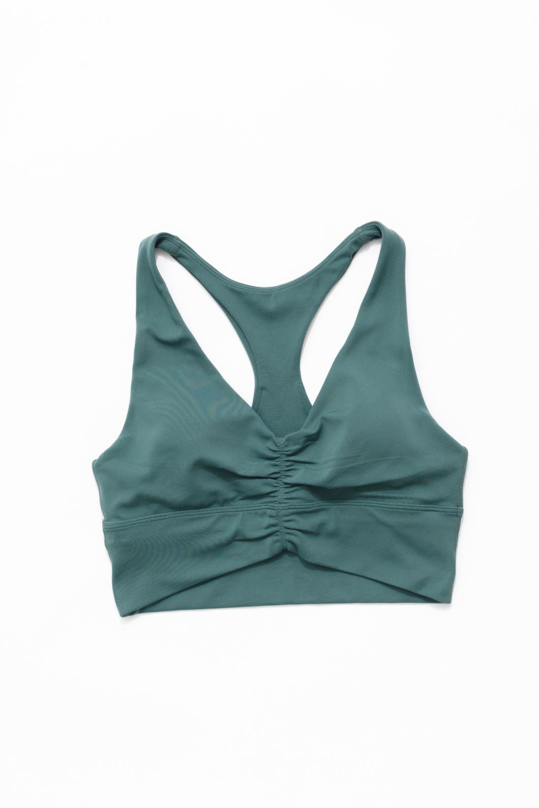 Reluna Ruched Bra Pine Sports Bras Paragon Fitwear 