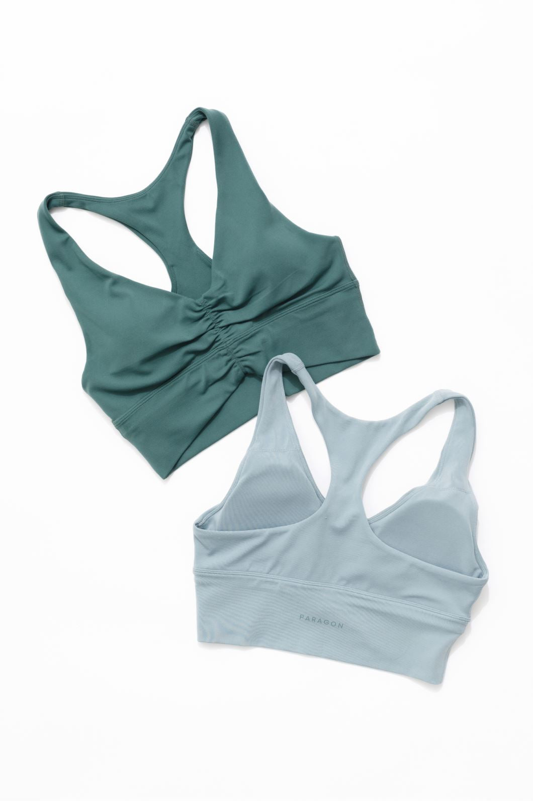 Reluna Ruched Bra Pine Sports Bras Paragon Fitwear 