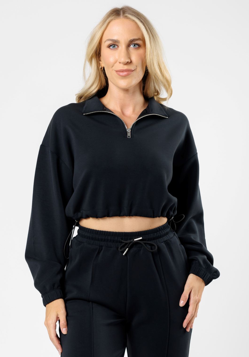 AirLux™ Half Zip Sweatshirt Black Tops/Tanks Paragon Fitwear 