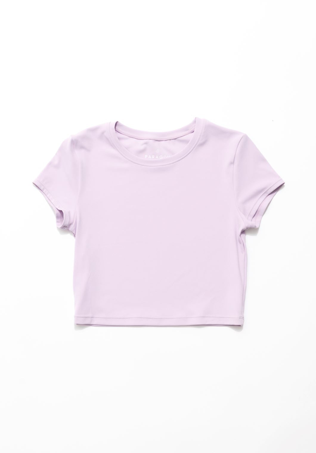 RecStretch™ Short Sleeve Crop Pastel Lilac Tops/Tanks Paragon Fitwear 