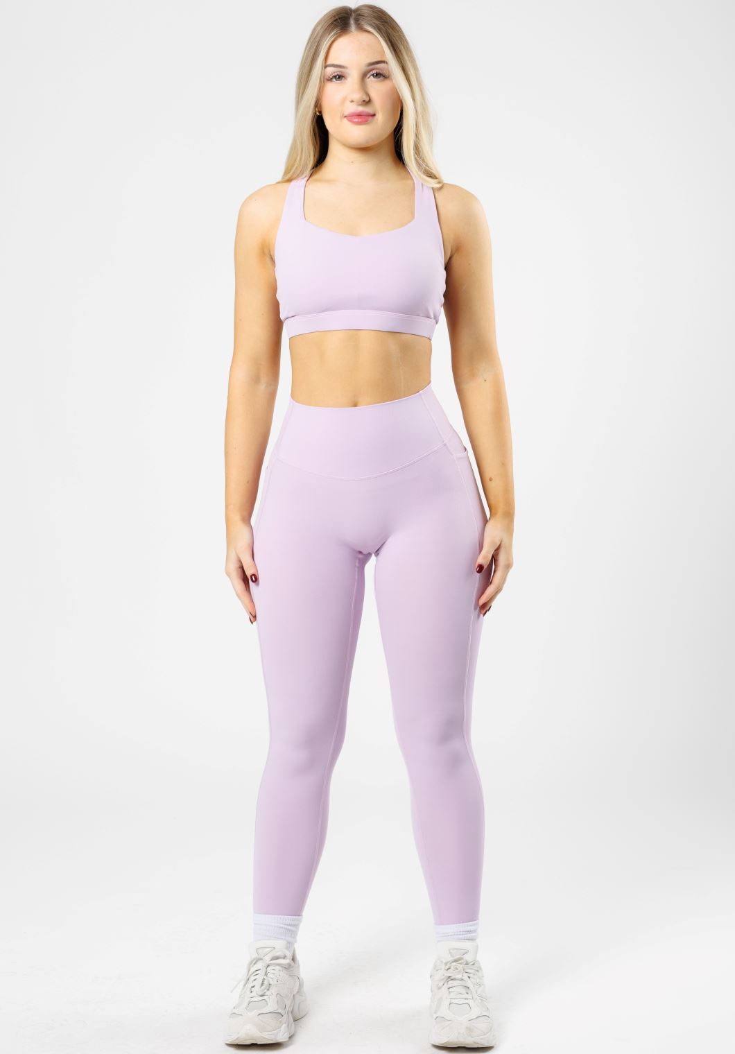 RecStretch Empower Sculptseam® Plus Pocket Legging Pastel Lilac Leggings/Joggers Paragon Fitwear 