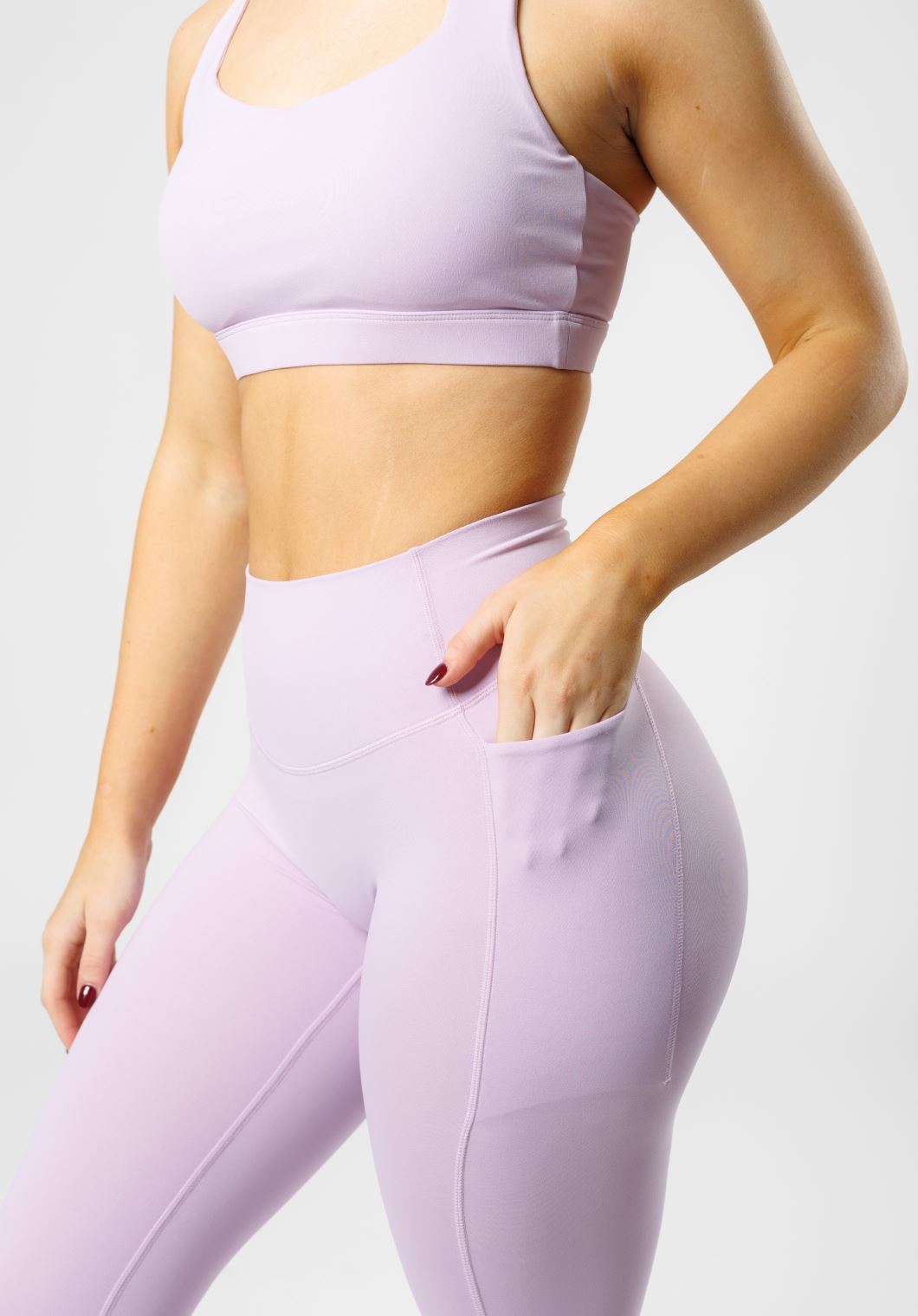 RecStretch Empower Sculptseam® Plus Pocket Legging Pastel Lilac Leggings/Joggers Paragon Fitwear 