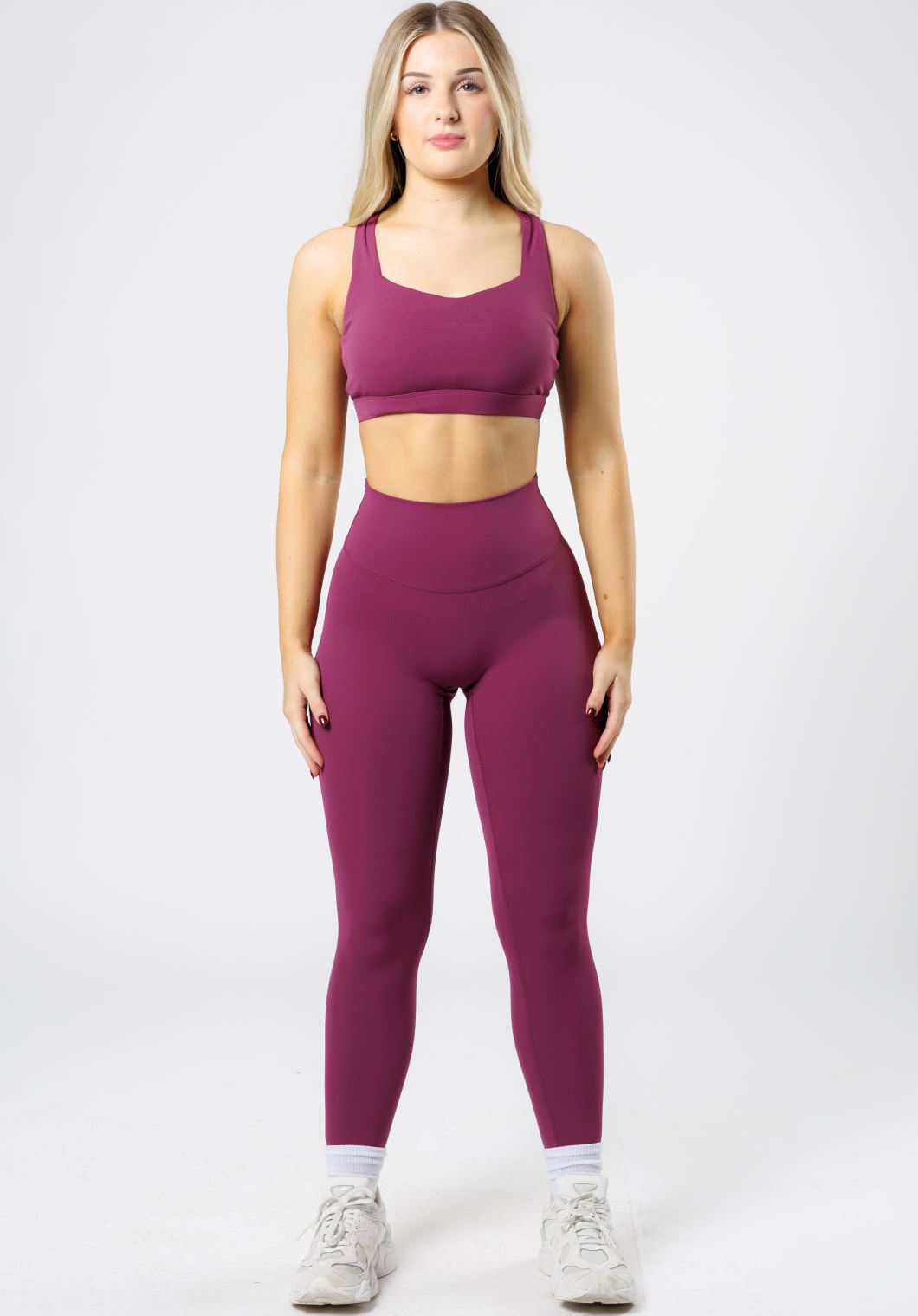 RecStretch Empower Sculptseam® Plus Pocket Legging Bright Violet Leggings/Joggers Paragon Fitwear 