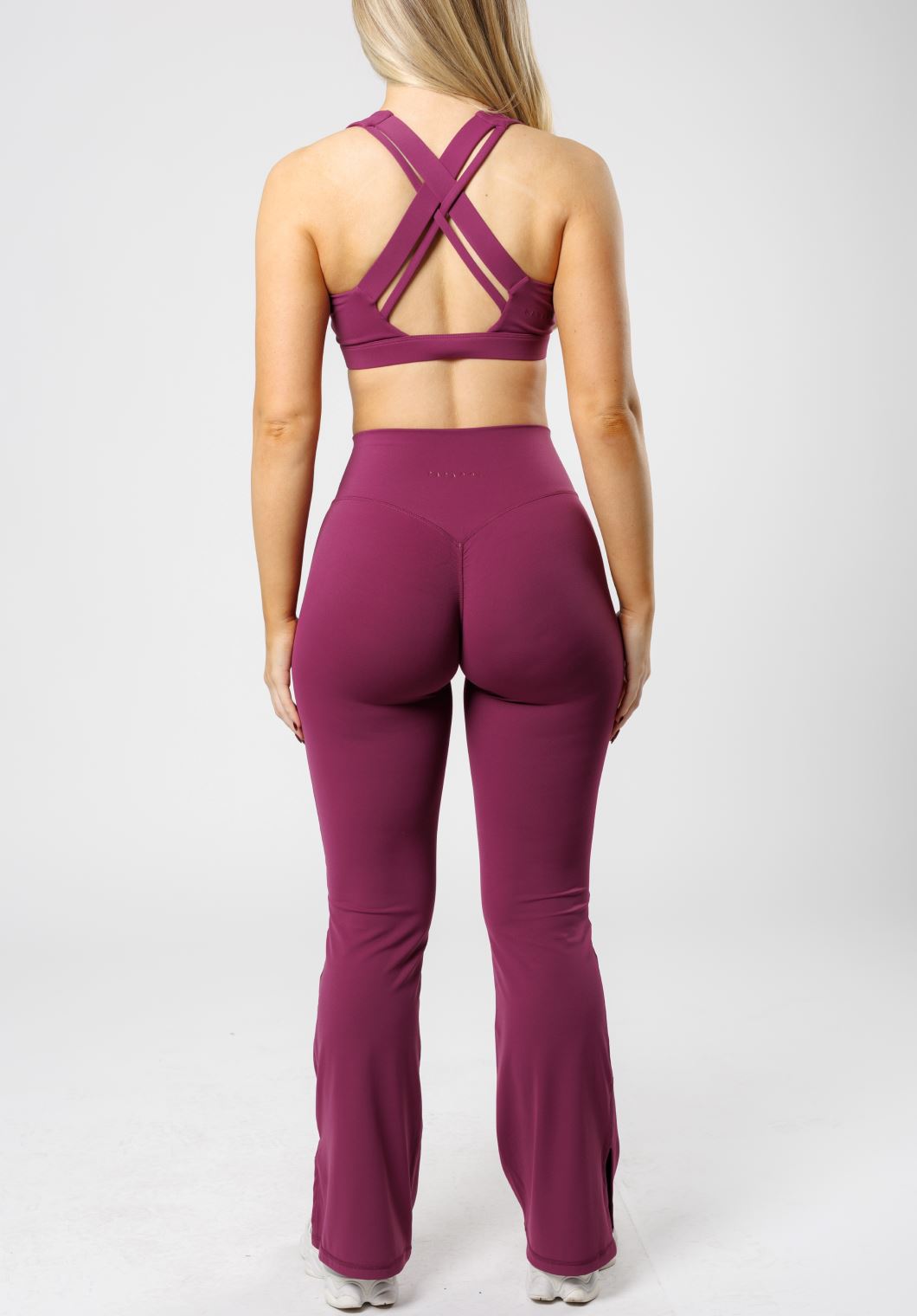 RecStretch Original Sculptseam® Plus Flare Legging 31" Bright Violet Leggings/Joggers Paragon Fitwear 