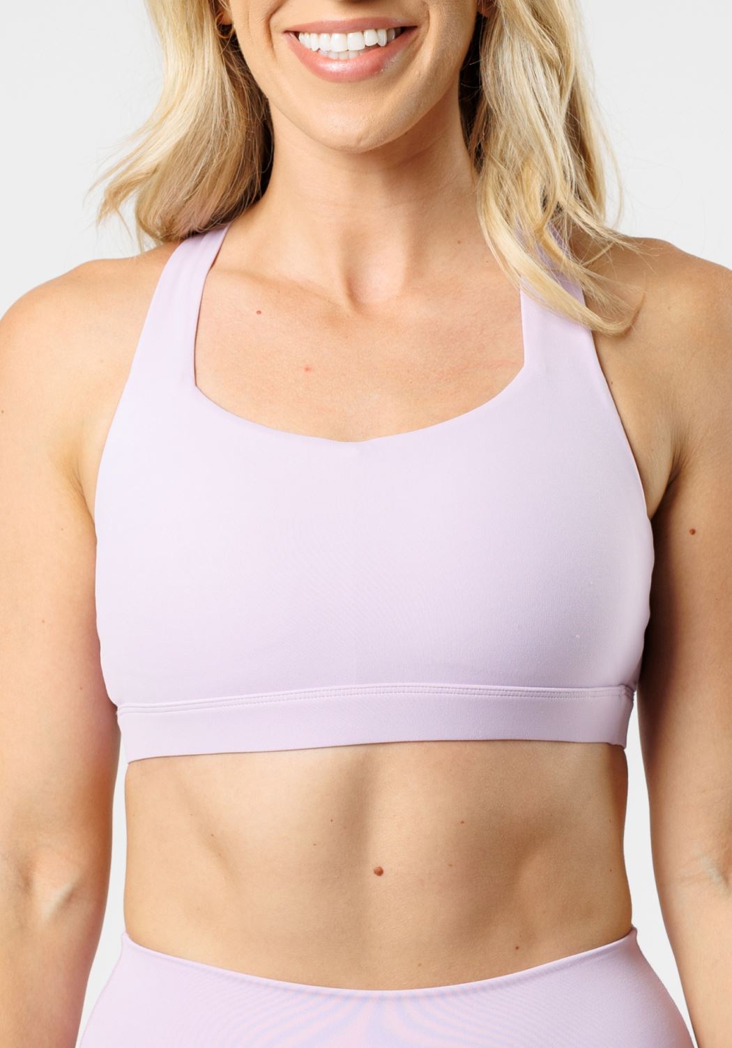 RecStretch Perform Bra Pastel Lilac Sports Bras Paragon Fitwear 