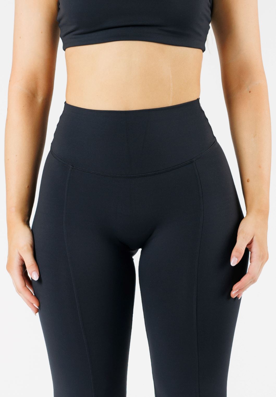 FormLux Original Sculptseam™ Plus Flare Legging 32" Black Leggings/Joggers Paragon Fitwear 