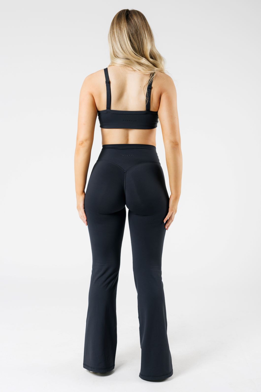 FormLux Original Sculptseam™ Plus Flare Legging 32" Black Leggings/Joggers Paragon Fitwear 