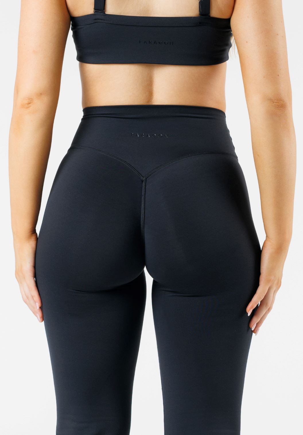 FormLux Original Sculptseam™ Plus Flare Legging 32" Black Leggings/Joggers Paragon Fitwear 