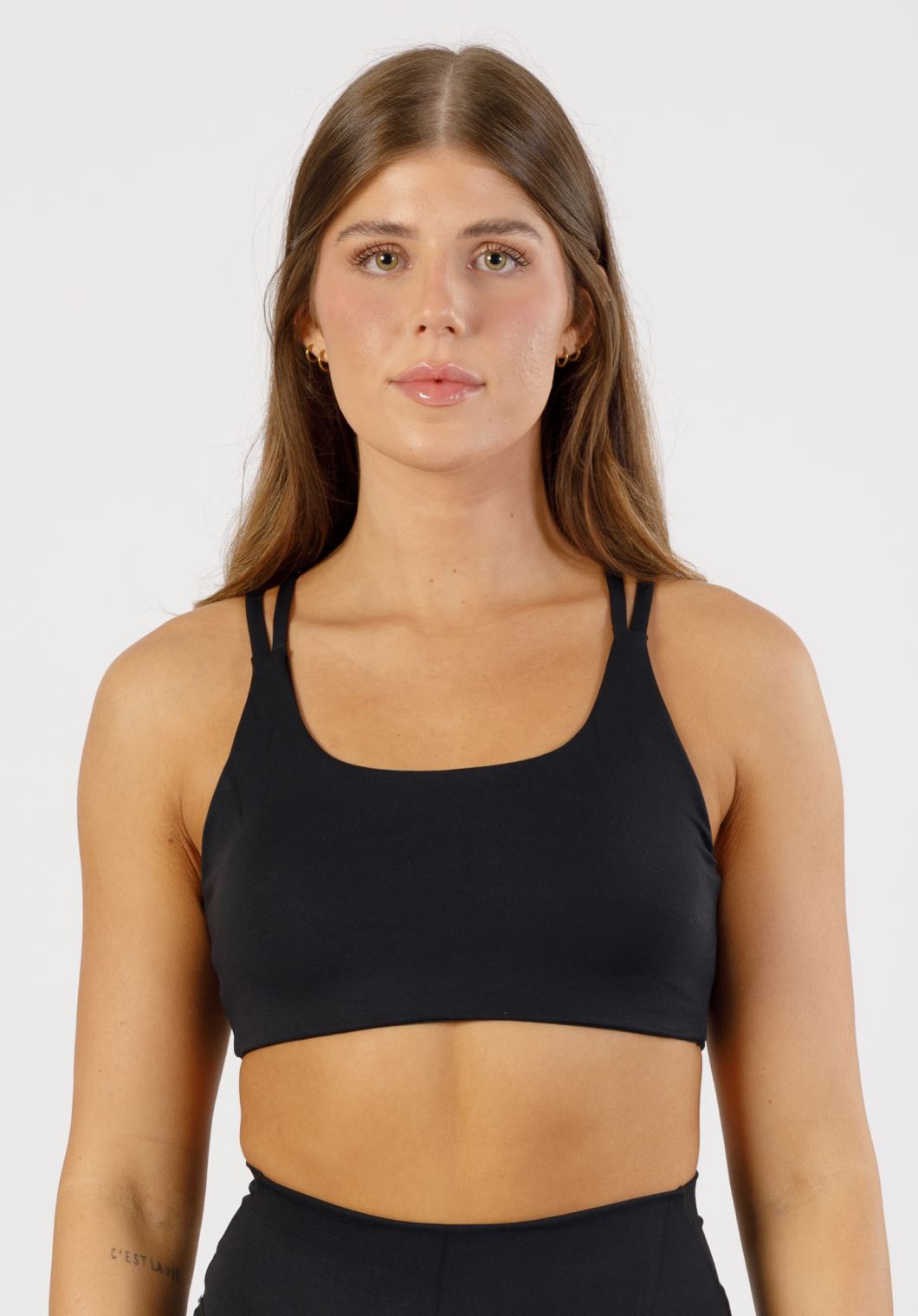 RecStretch Radiate Bra Black Sports Bras Paragon Fitwear 