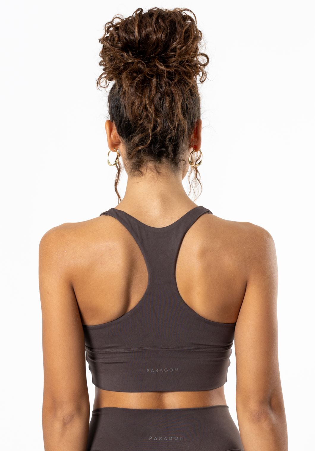 Reluna Ruched Bra Espresso Sports Bras Paragon Fitwear 