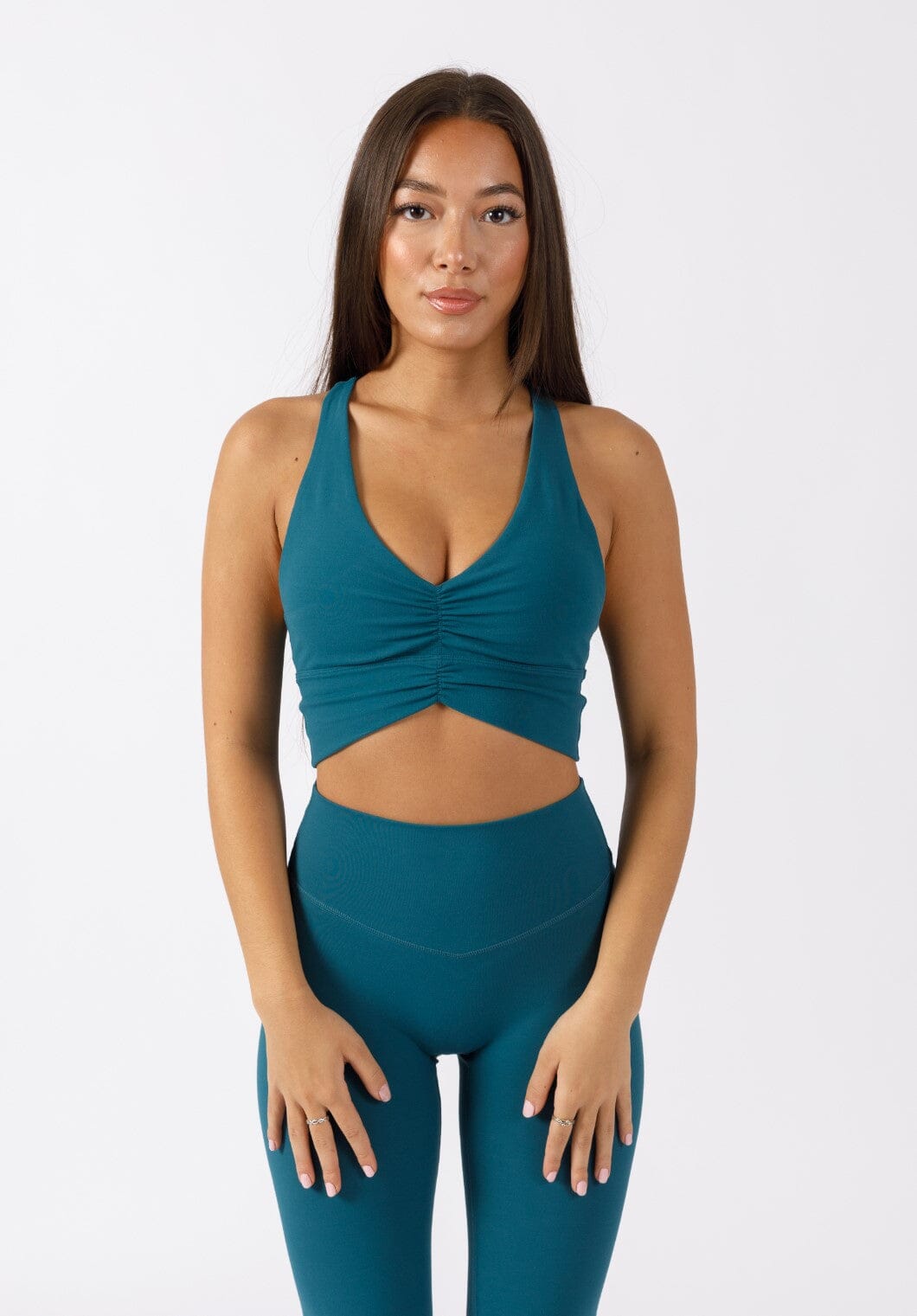 UltraLux Ruched Bra Monolith Sports Bras Paragon Fitwear 