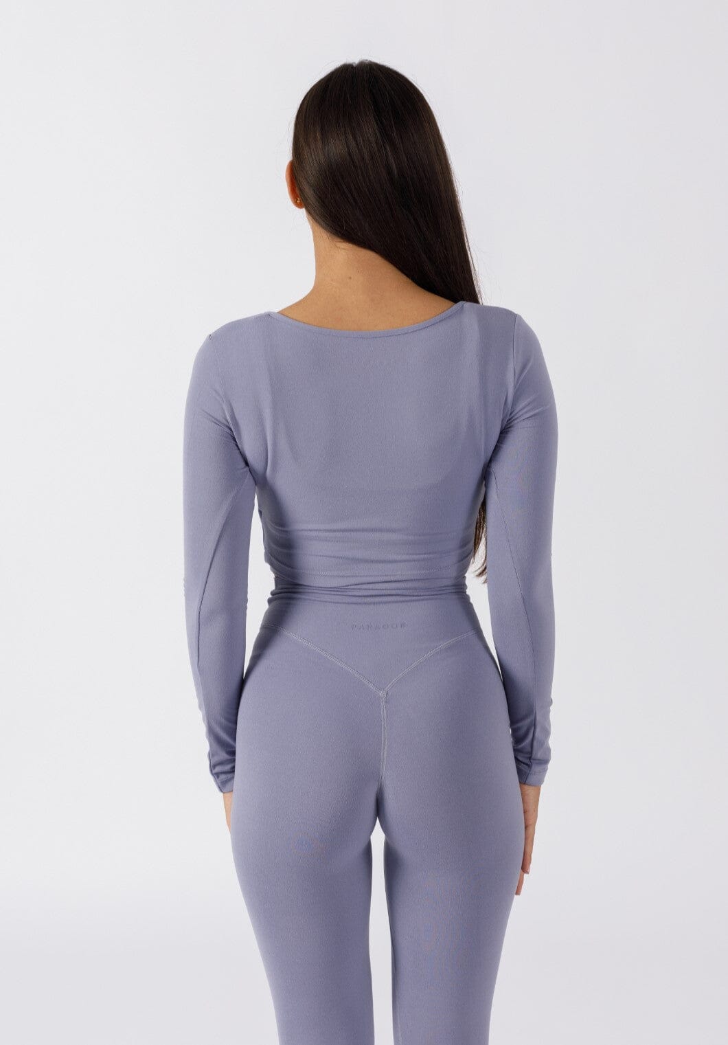 AirSilk Long Sleeve Wrap Crop Moonlight Tops/Tanks Paragon Fitwear 