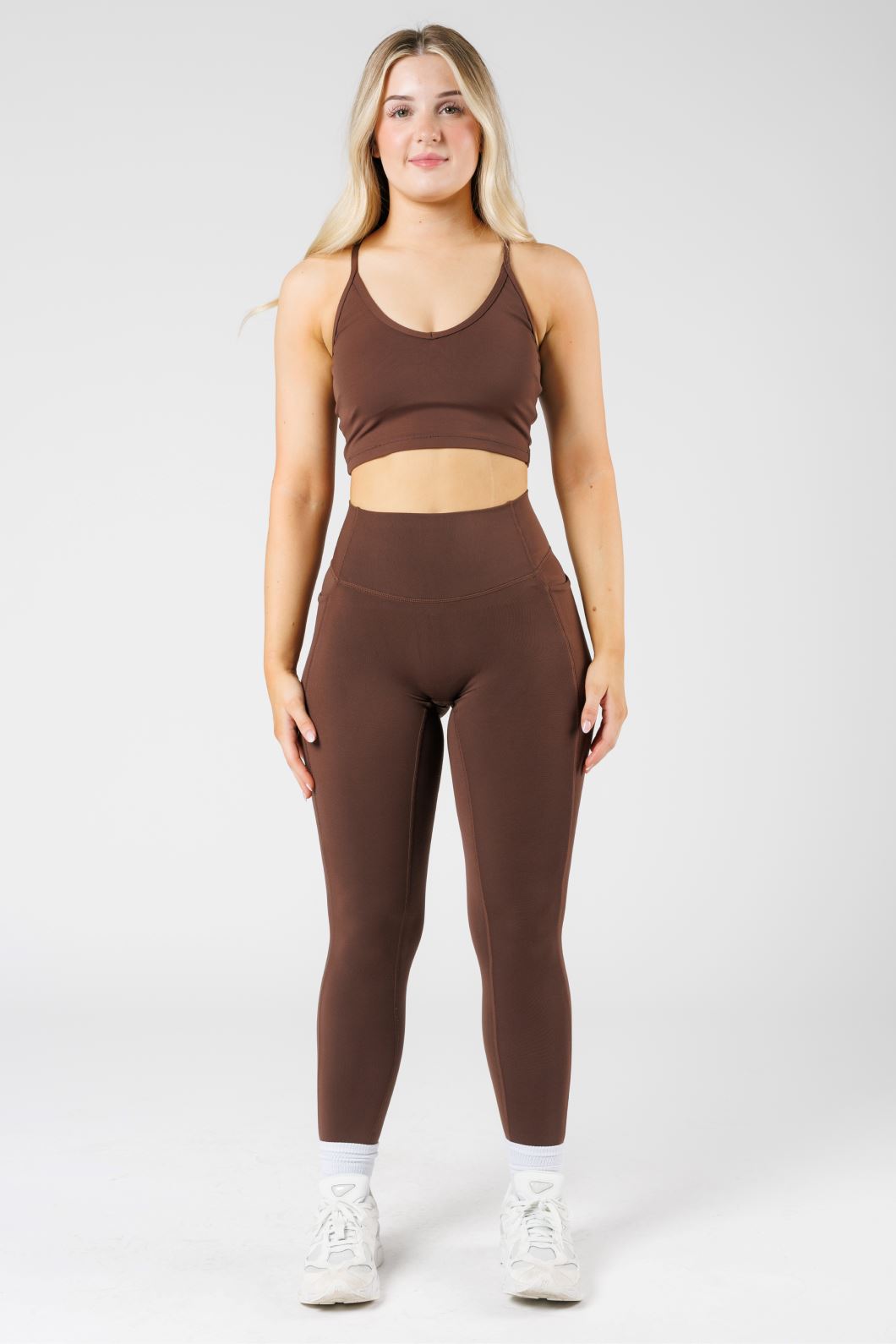 Reluna Original Sculptseam® Pocket Legging Walnut Leggings/Joggers Paragon Fitwear 