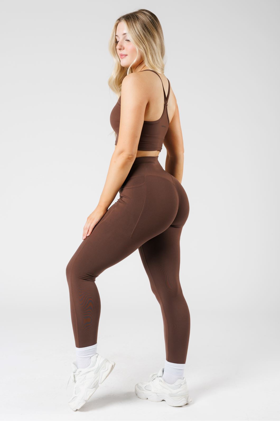 Reluna Original Sculptseam® Pocket Legging Walnut Leggings/Joggers Paragon Fitwear 