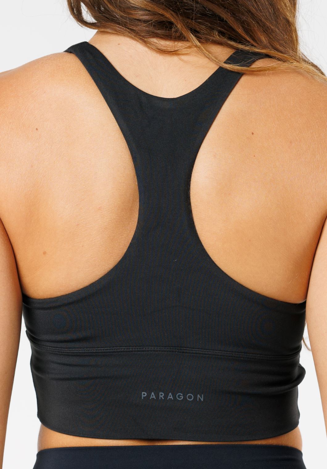 Reluna Ruched Bra Black Sports Bras Paragon Fitwear 