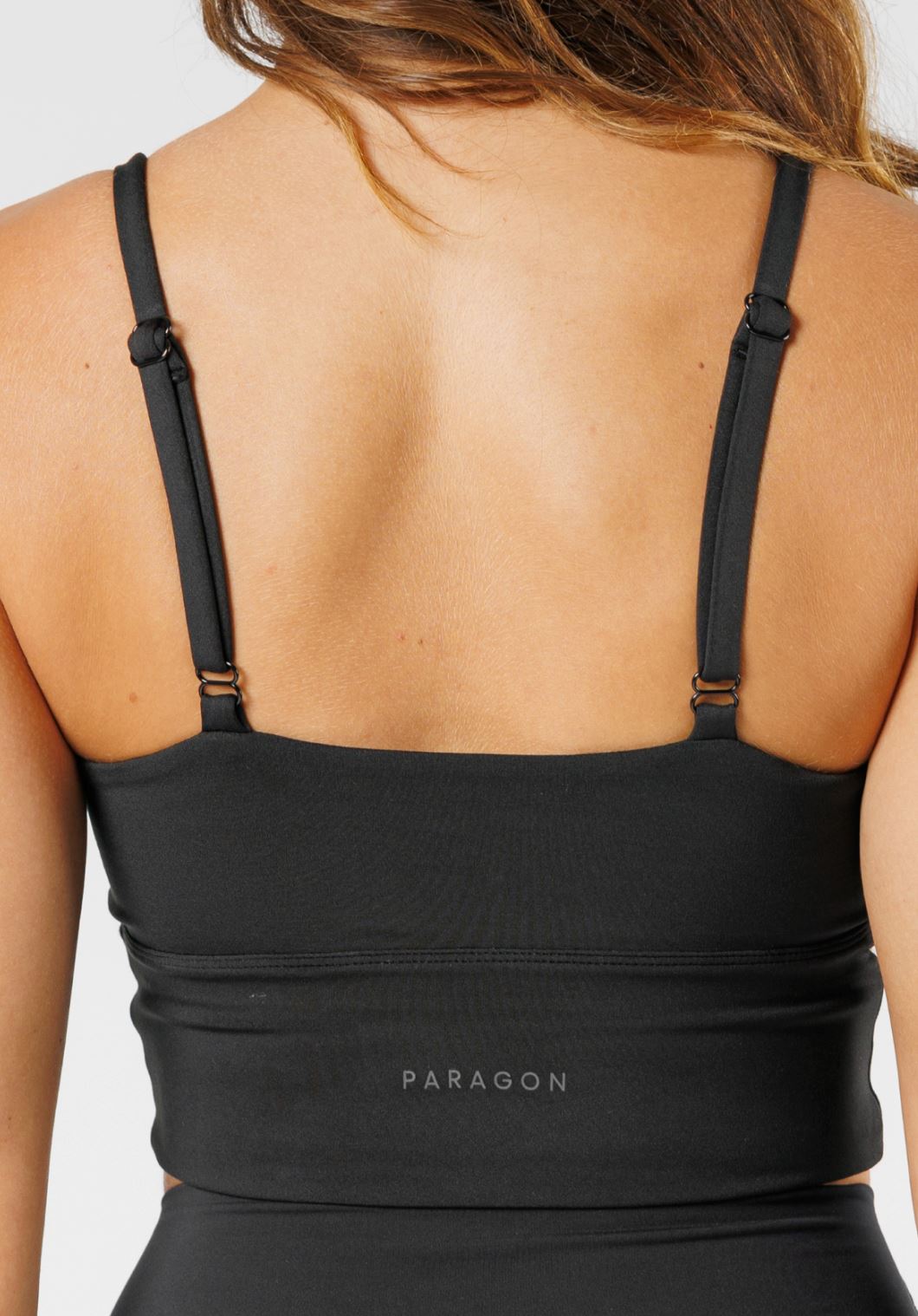 Reluna Ruched Bralette Black Sports Bras Paragon Fitwear 