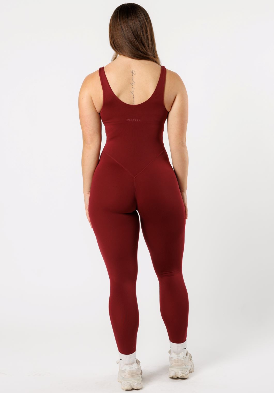 Reluna AirBrushed Sculptseam™ Jumpsuit Red Velvet Jumpsuit Paragon Fitwear 