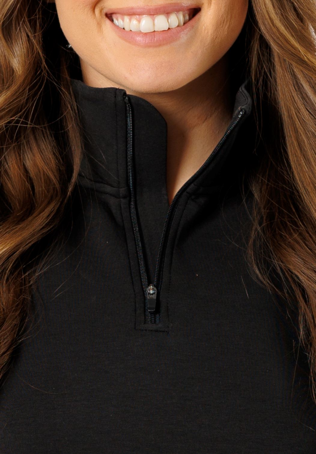 AirFit Rest Day Half Zip Sweatshirt Black Tops/Tanks Paragon Fitwear 