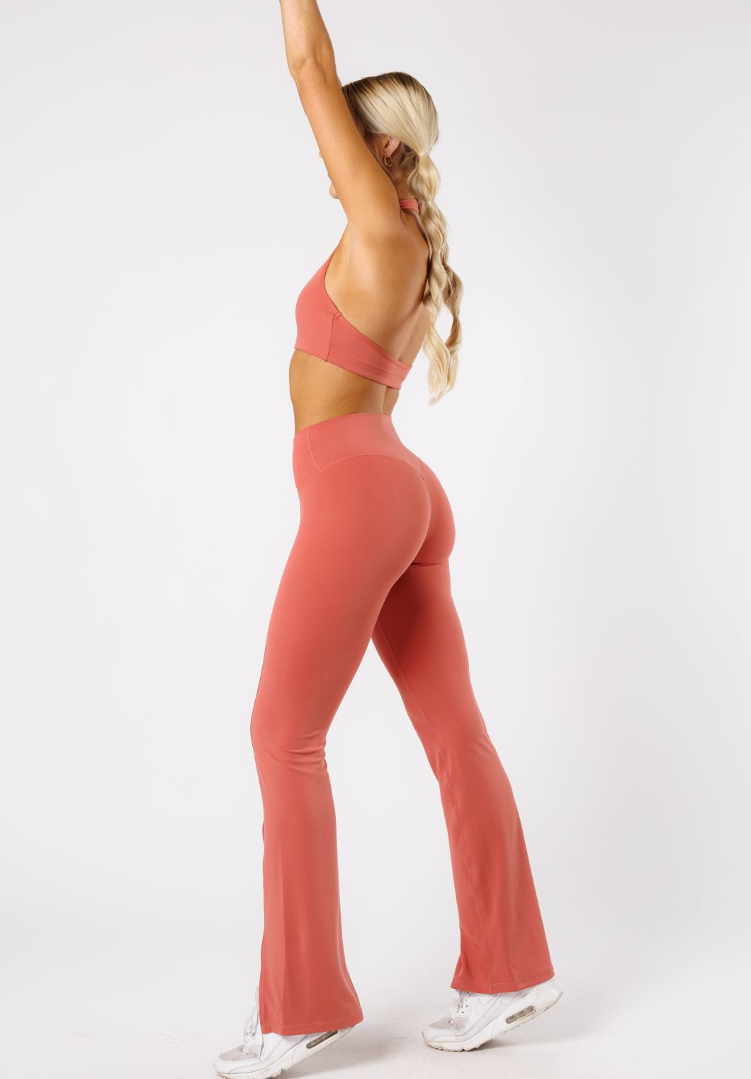 Reluna Front Slit Sculptseam® Flare Leggings 34" Terra Leggings/Joggers Paragon Fitwear 