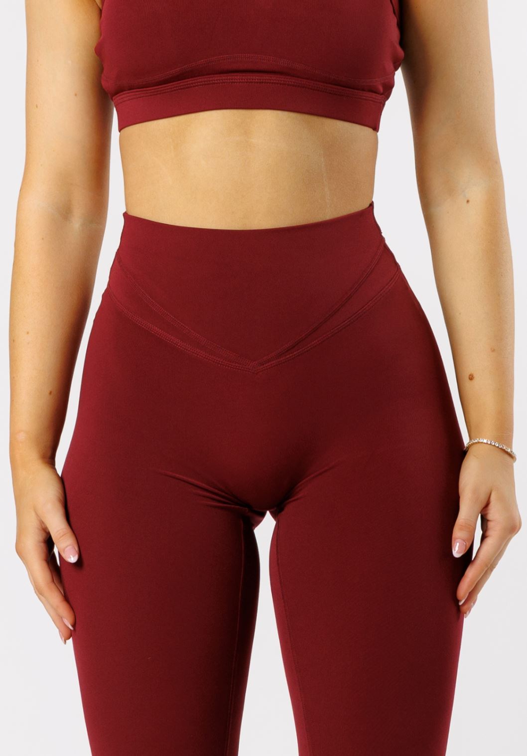 Reluna Icon Sculptseam® Plus Legging Red Velvet Leggings/Joggers Paragon Fitwear 