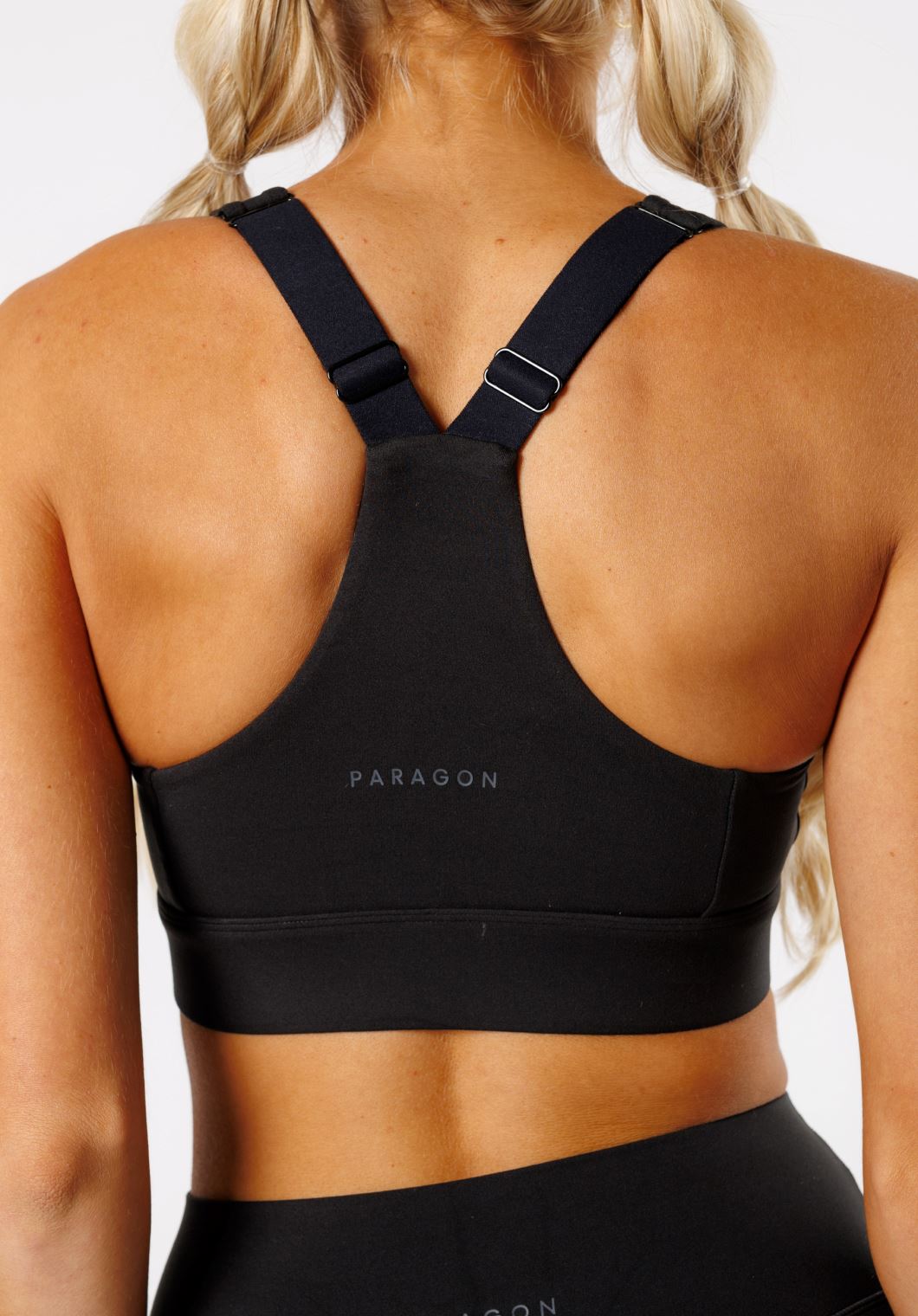 Reluna Refined Square Bra Black Sports Bras Paragon Fitwear 