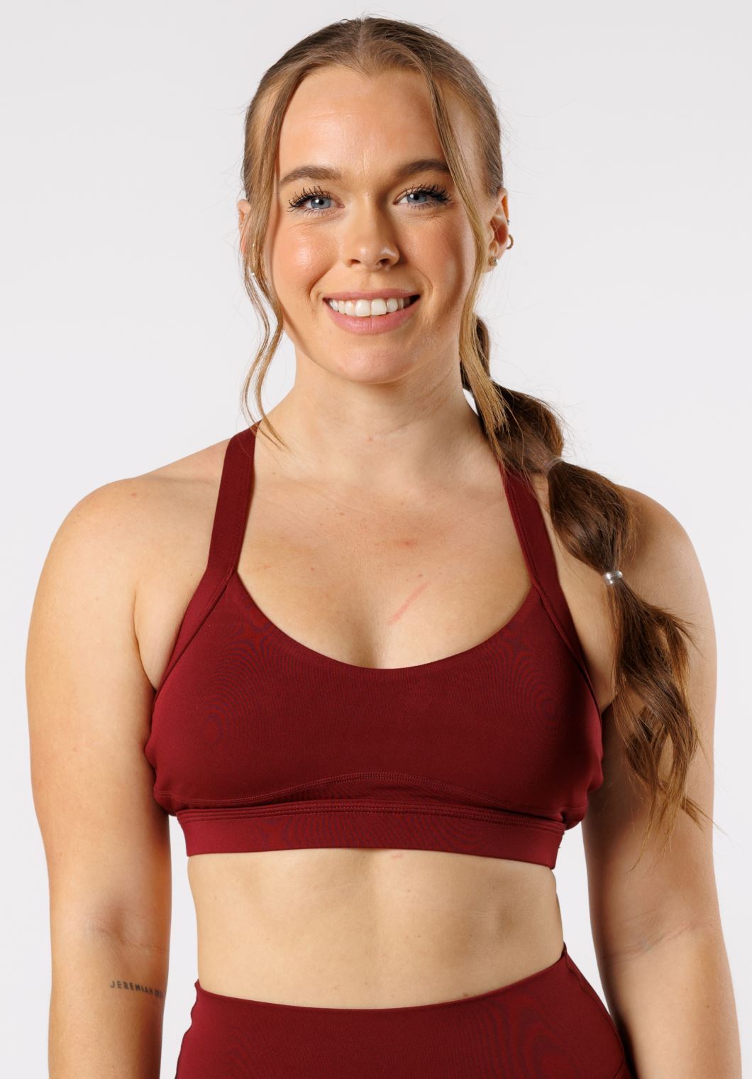 Reluna Gemini Bra Red Velvet Sports Bras Paragon Fitwear 