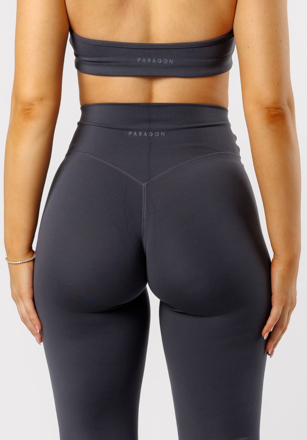 Reluna Front Slit Sculptseam® Flare Leggings 31" Phantom Leggings/Joggers Paragon Fitwear 