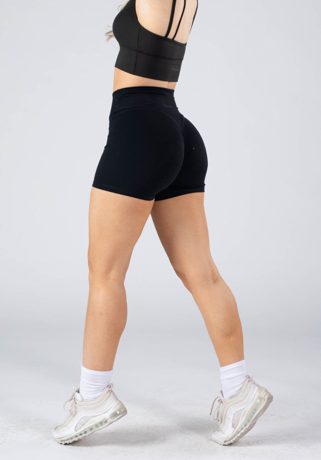 RecStretch™ Levitate Sculptseam Plus™ Short Black Shorts Paragon Fitwear 