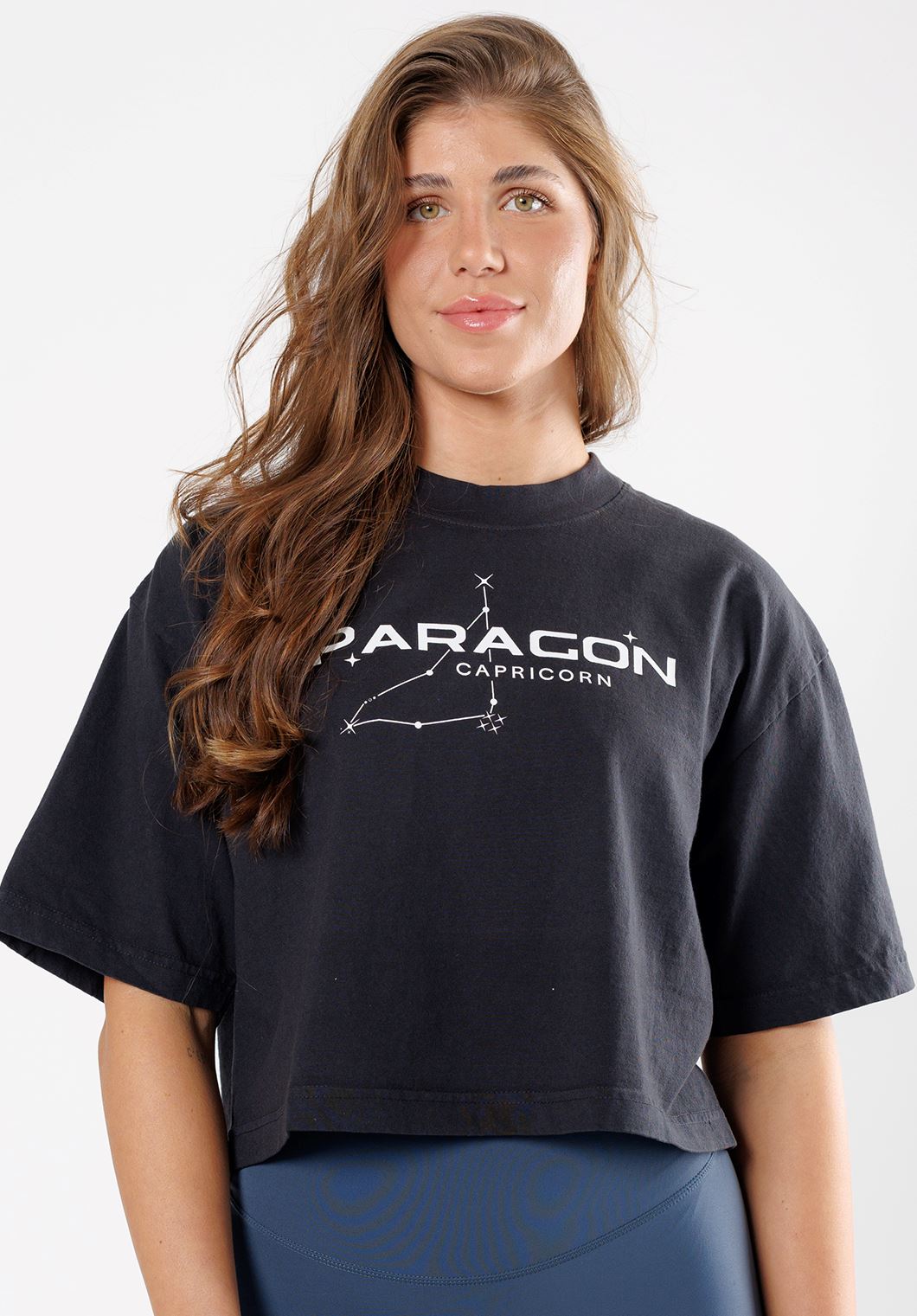 Capricorn Premium Cotton Zodiac Cropped Pump Cover Tops/Tanks Paragon Fitwear 