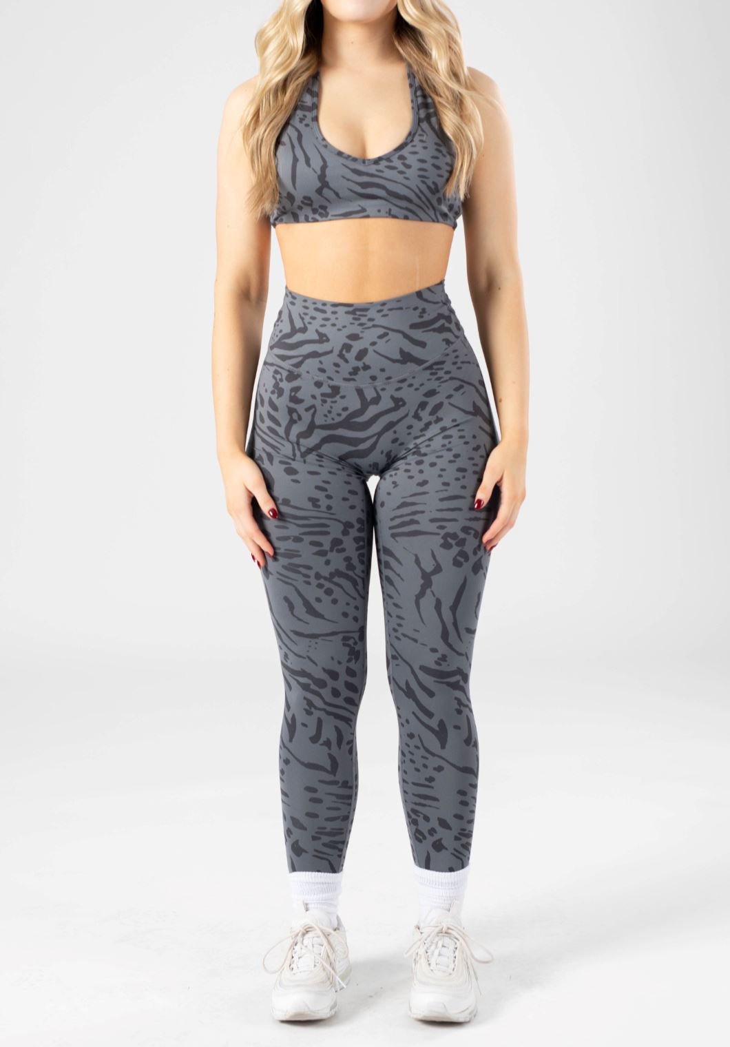 Reluna Original Sculptseam Legging Grey Tiger Leggings/Joggers Paragon Fitwear 